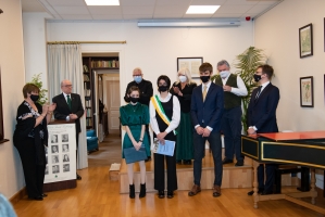 St Patrick's Day 2021 - pupils from L'Académie de Musique Rainier III. Photo copyright G. Luci Palais Princier.