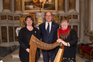 St Patrick's Day 2017 An Evening with Irish Harpist Janet Harbison Featuring Noëlle Fichou Vera Chapelle de la Visitation, Monaco-Ville