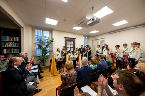 St Patrick's Day 2019 in the presence of HSH Prince Albert II of Monaco pupils from L'Académie de Musique Rainier III perform