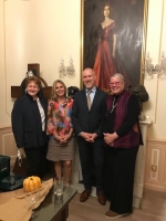 Directors of the Symposium from Villanova University and members of the Princess Grace Irish Library staff