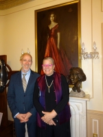 Directors of the Symposium, Joseph Lennon, PhD, associate dean, International and Interdisciplinary Initiatives and Emily C. Riley Director of Irish Studies, Villanova University and Susan Kelly vonMedicus, co-director of the symposium, niece of the late Princess and instructor in Villanova’s Irish Studies program and department of Theatre and Studio Art