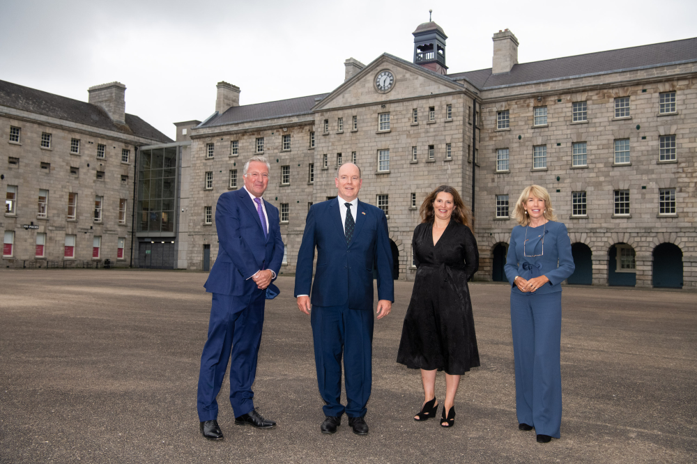2021 HSH Prince Albert II visit to Ireland with His children – donation to Trinity College Dublin - 16